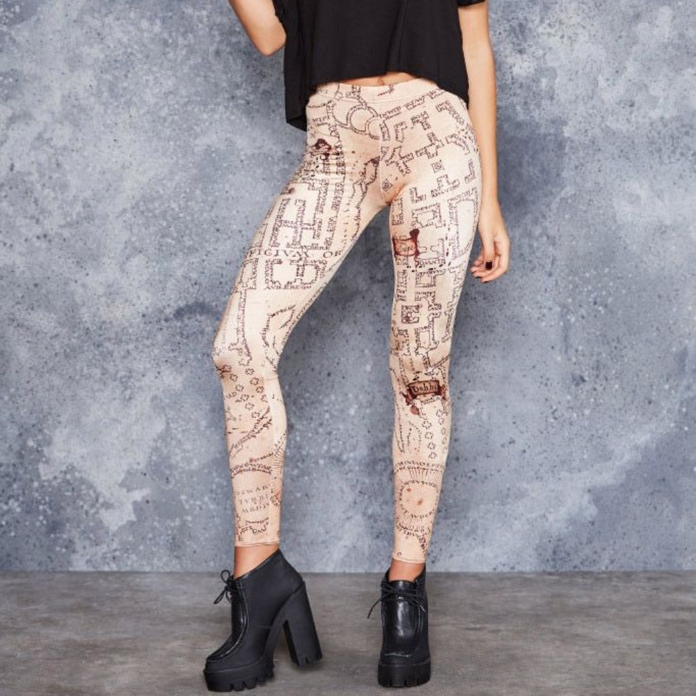 Blackmilk Marauders Map Leggings